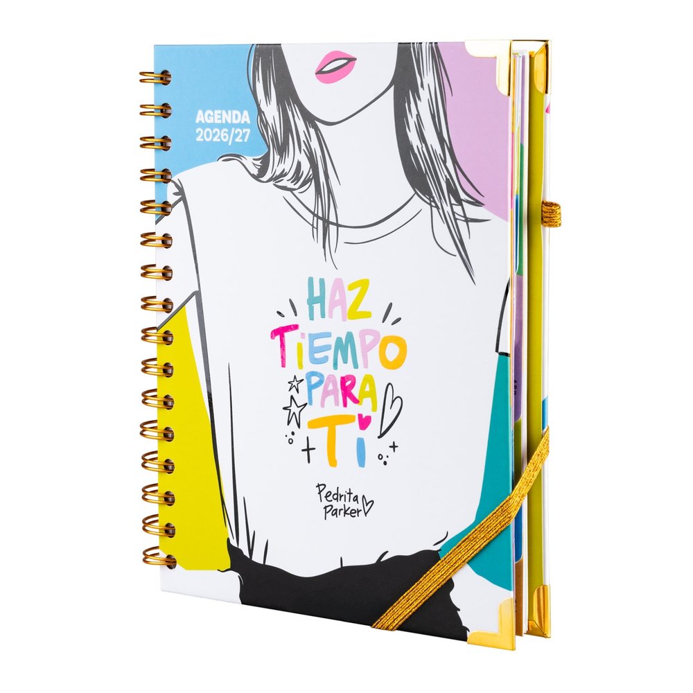 Grupo Erik - Pedrita Parker 2026/2027 Week To View Essential Academic School Diary - Multicolours